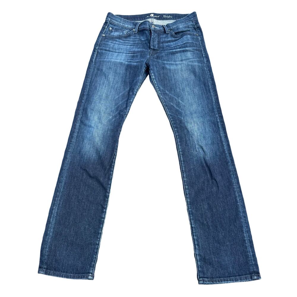 7 For All Mankind Jeans Women's Size 32 Blue Rhigby